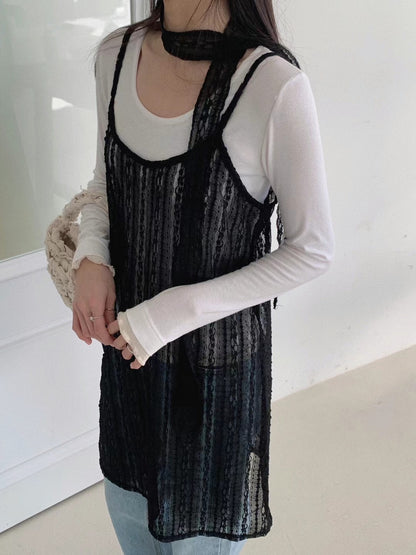 Lace OPS & Scarf Set