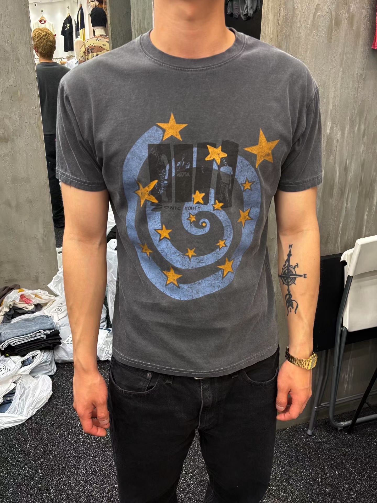 Swirl Boxy Tee