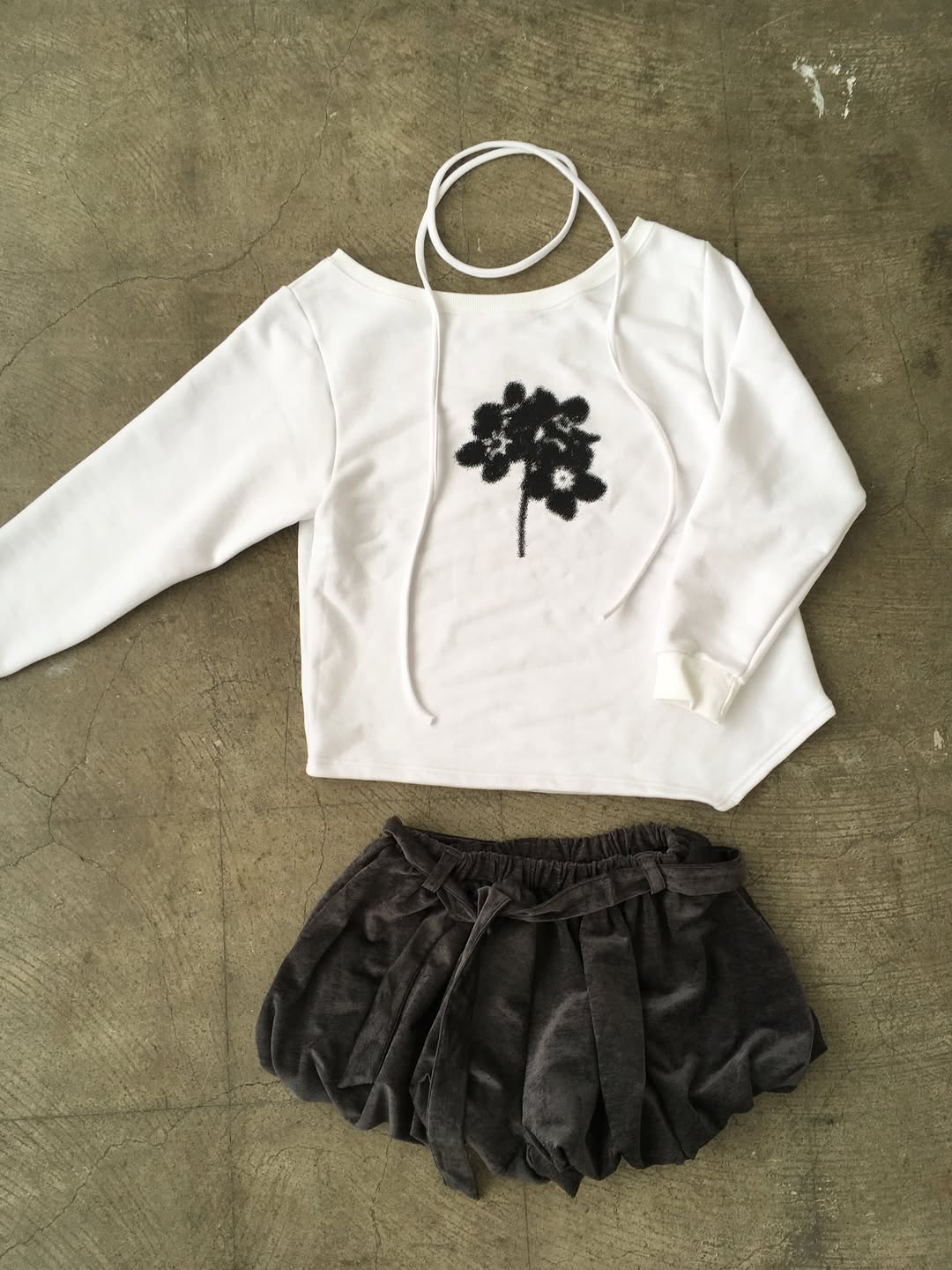 Floral Sweatshirt Set (預訂)