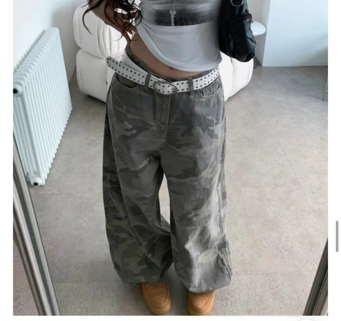 Camouflage Wide Pants (預訂）