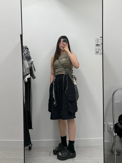 Nylon Cargo Shorts