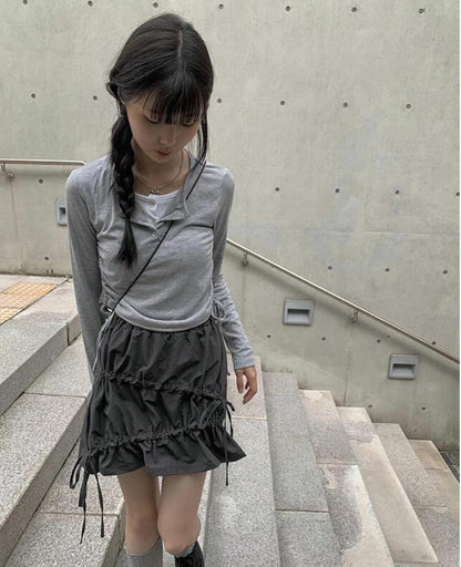 Nylon Ribbon Sok Sok Skirt