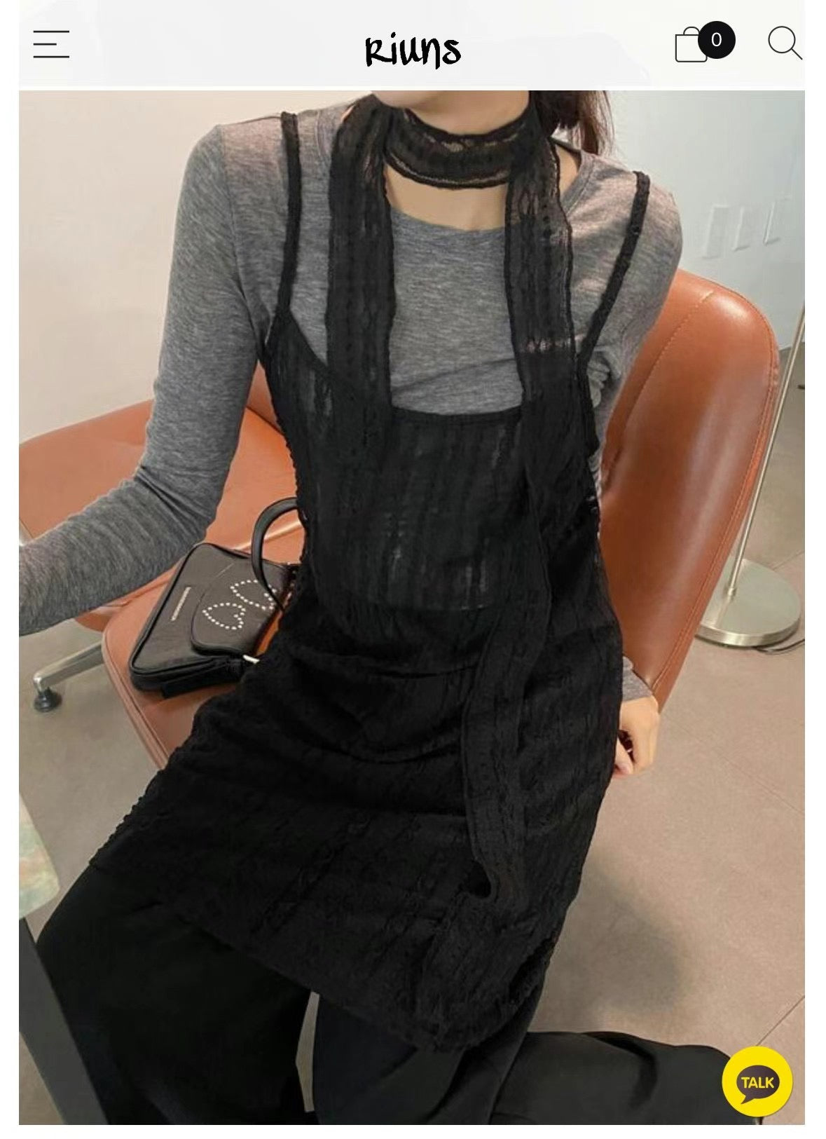 Lace OPS & Scarf Set