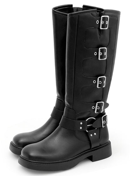 Retro Buckle Boots (預訂)