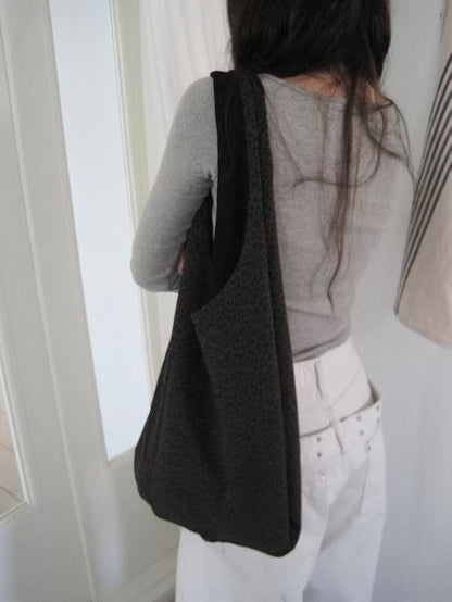 Double-sided Leopard Shoulder Bag