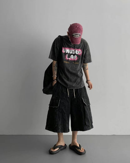 Fringe Cargo Shorts
