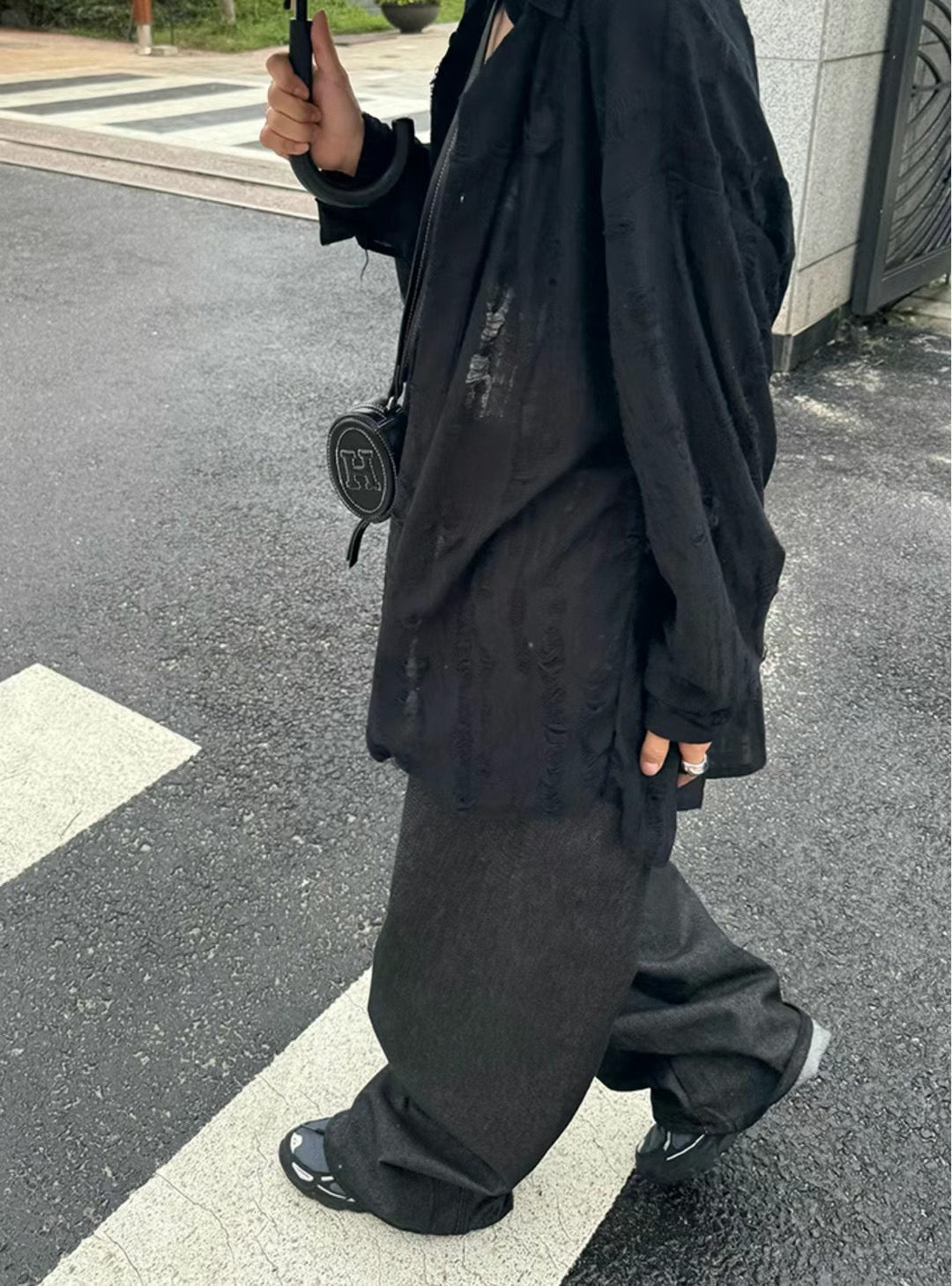 Damaged Long-sleeve Shirt