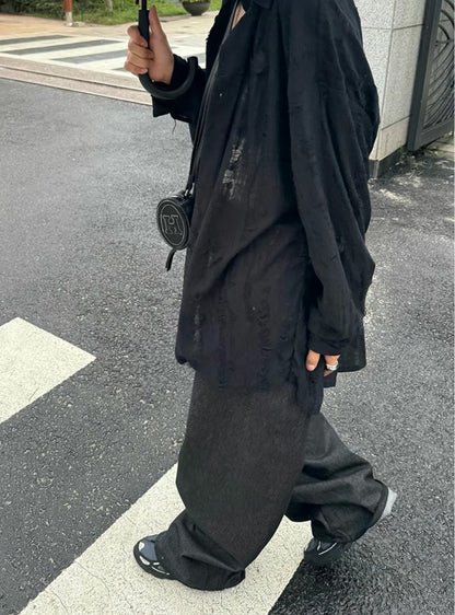 Damaged Long-sleeve Shirt