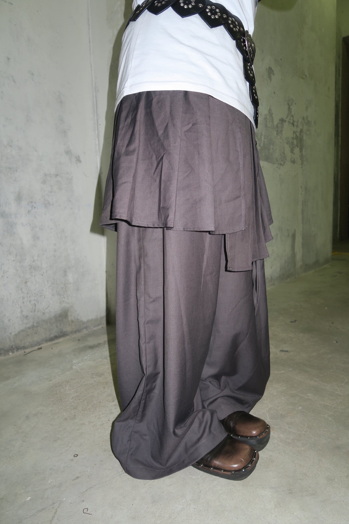 Charcoal Layer Suit Pants