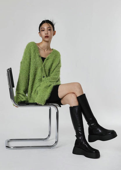 Fluffy Wool Cardigan (預訂）