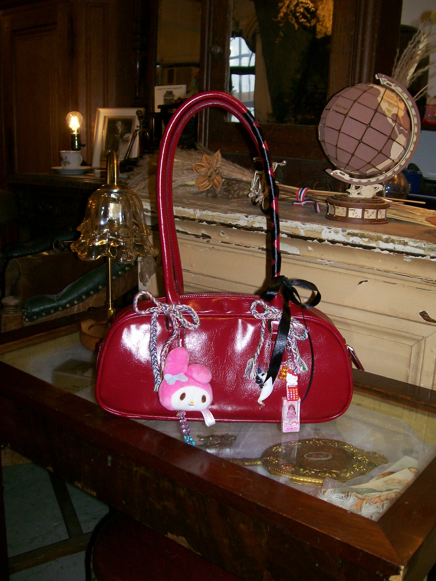 Leather Baguette Bag