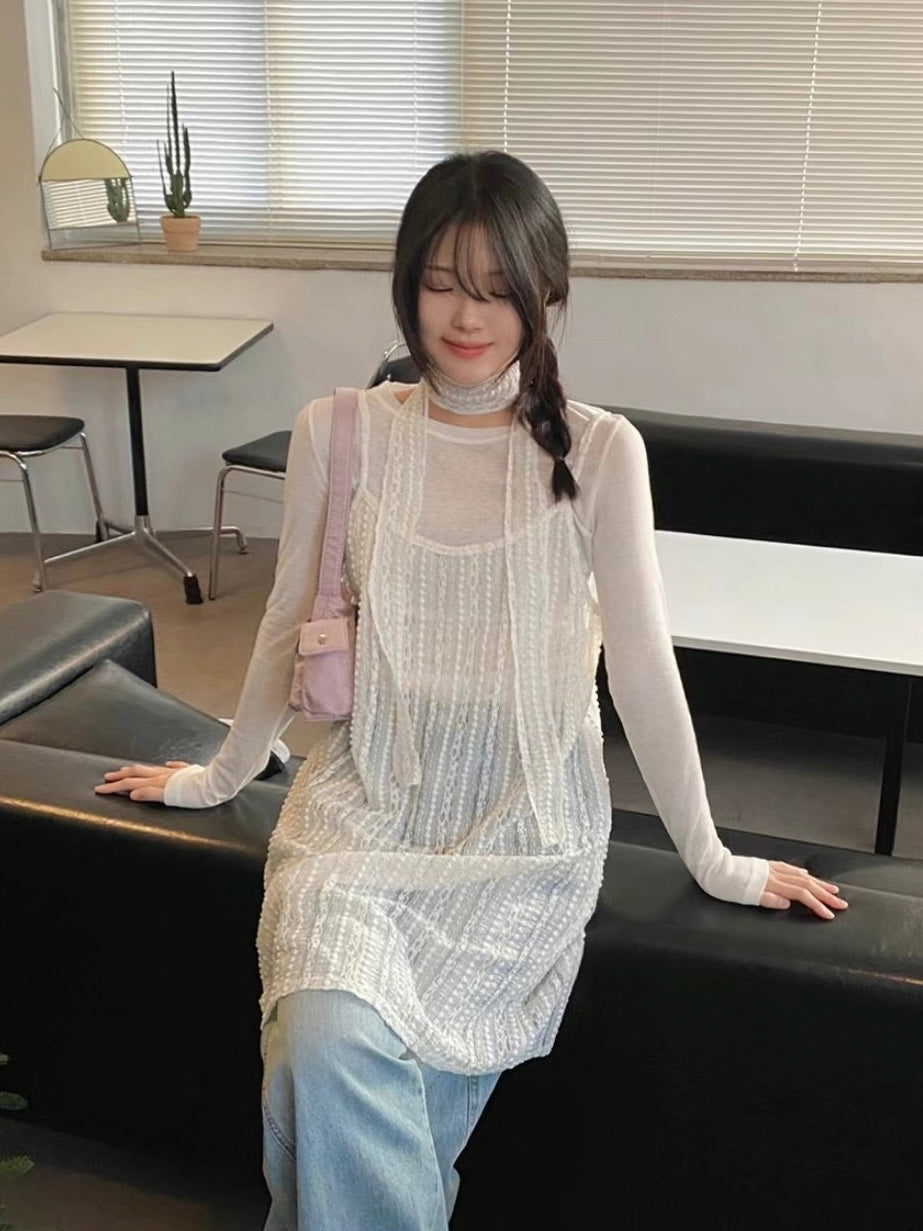 Lace OPS & Scarf Set