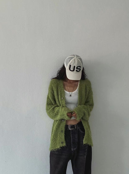 Fluffy Wool Cardigan (預訂）