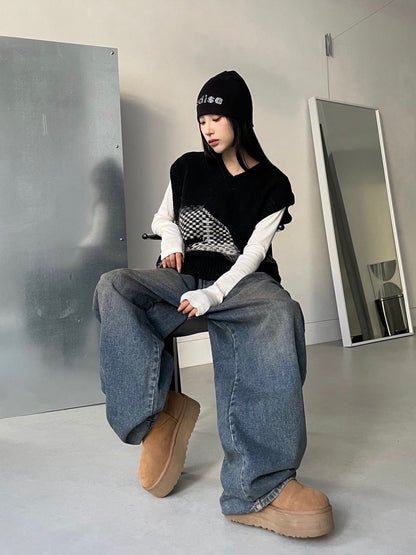 Wood Bridge Knit Vest