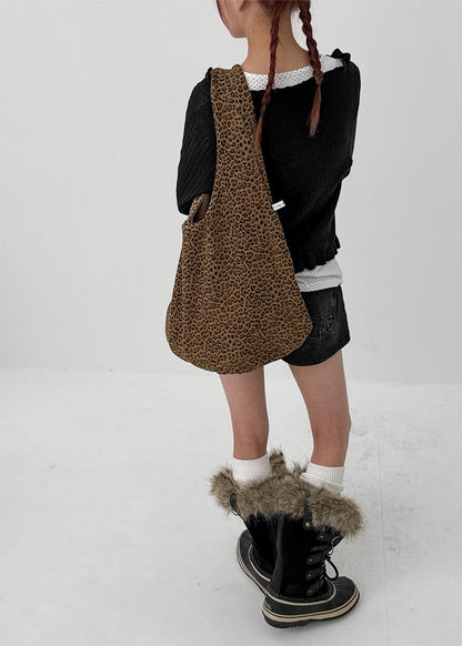 Double-sided Leopard Shoulder Bag