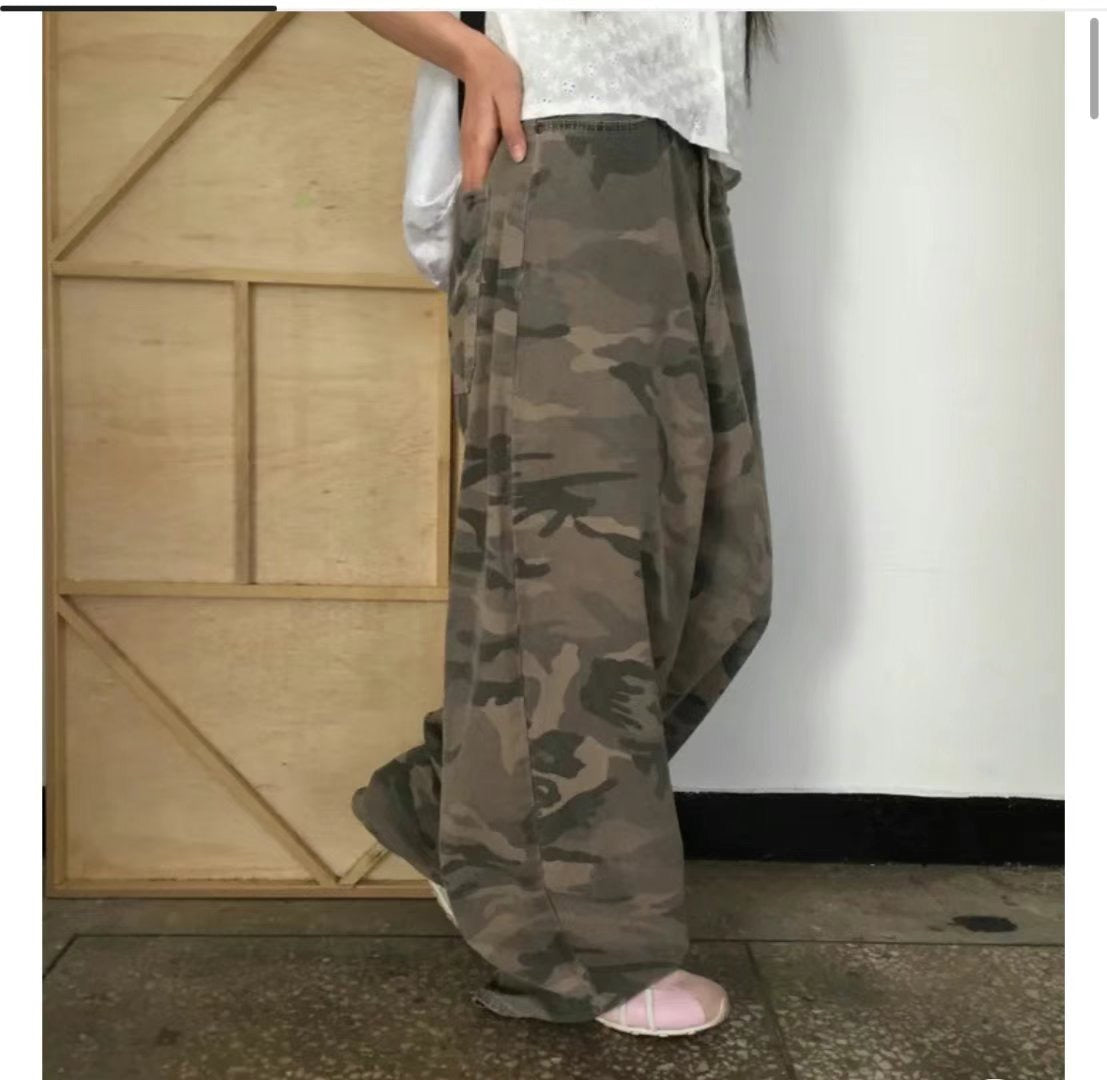 Camouflage Wide Pants (預訂）