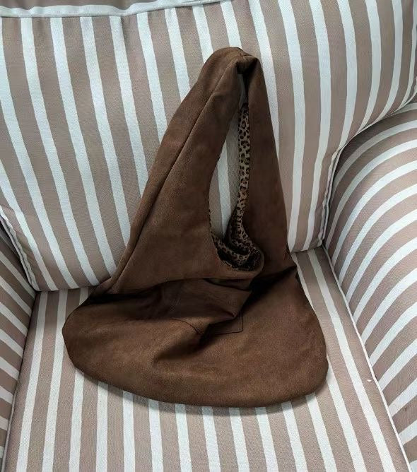 Double-sided Leopard Shoulder Bag