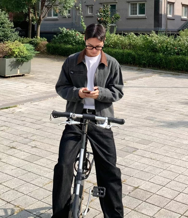 Vintage Crop Work Jacket