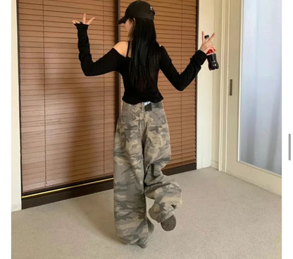 Camouflage Wide Pants (預訂）