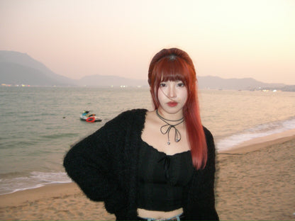 Square Lace Crop Top