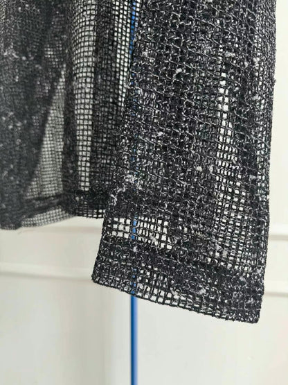 See-Through Mesh Knit Top