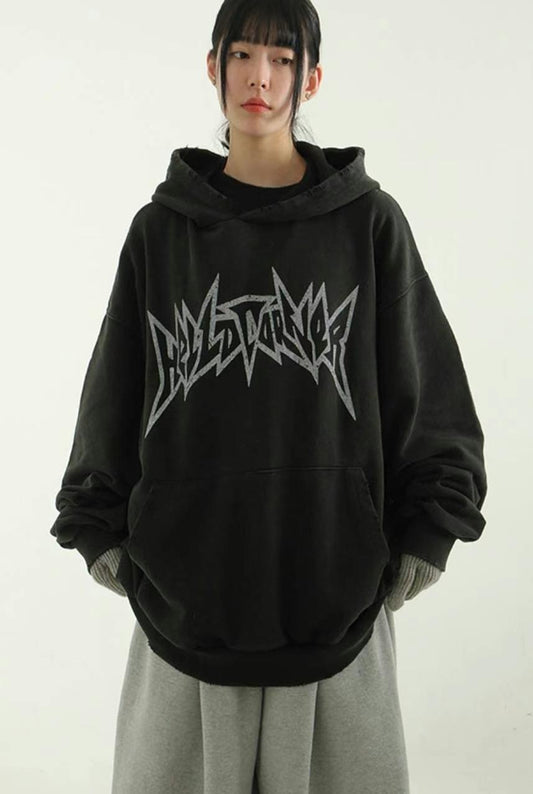Hello Corner Oversize Hoodie