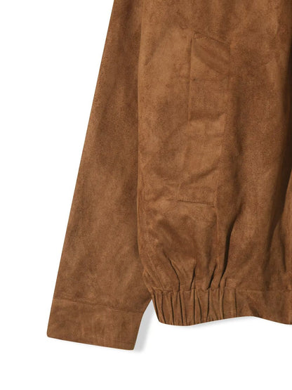 Suede Double Zipper Jacket