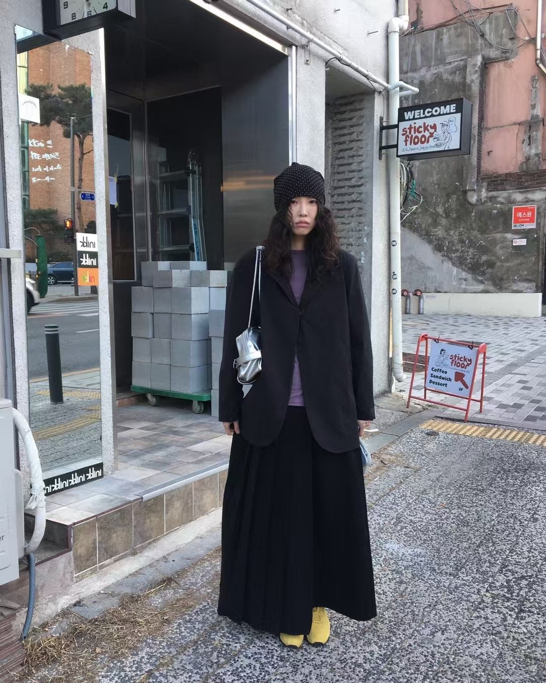 Irregular Pleated Suit Dress