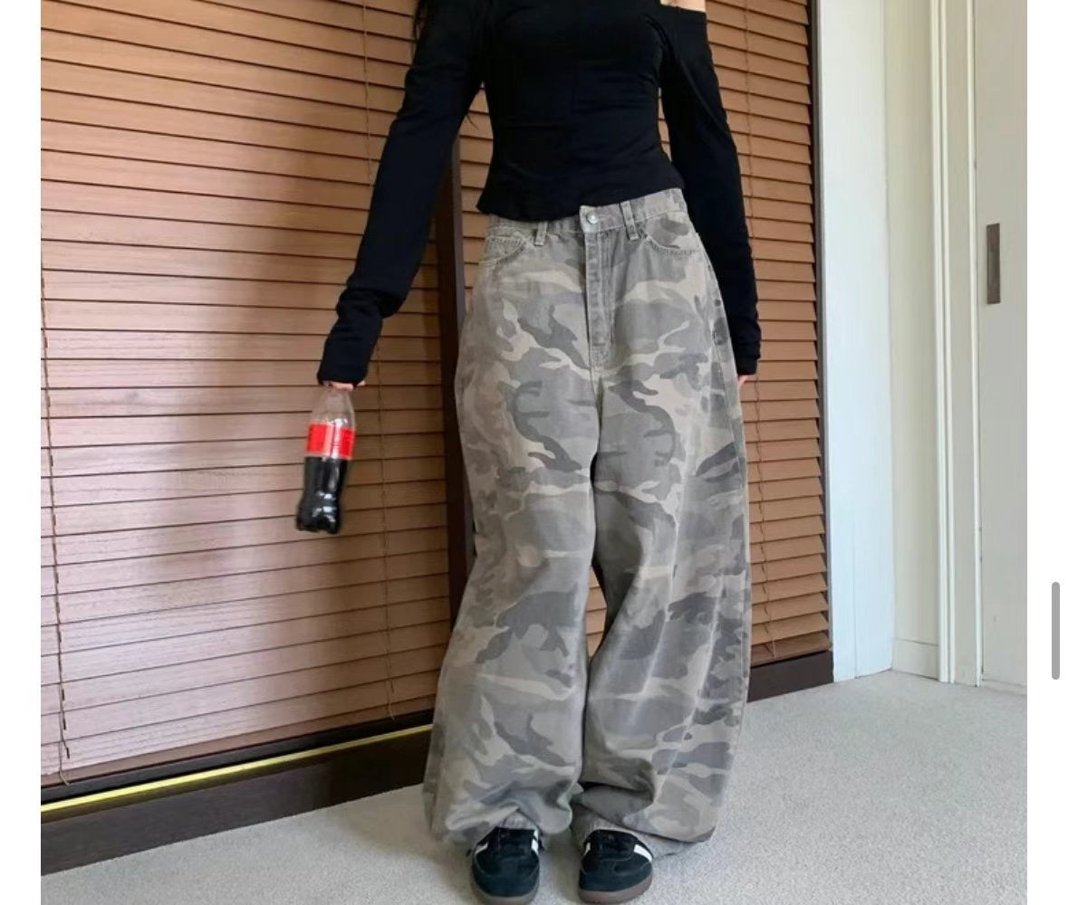 Camouflage Wide Pants (預訂）
