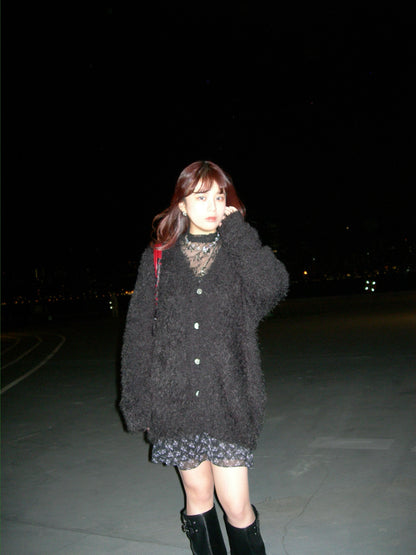 Fluffy Wool Cardigan (預訂）