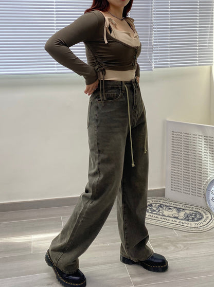 Rope Denim Jeans