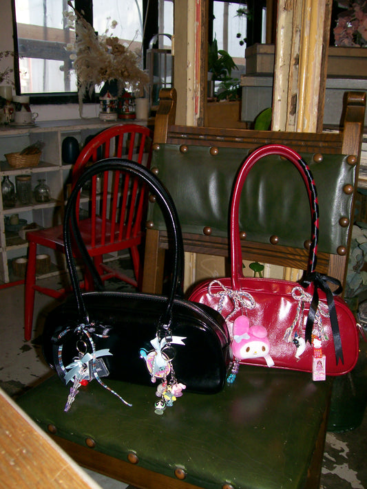 Leather Baguette Bag