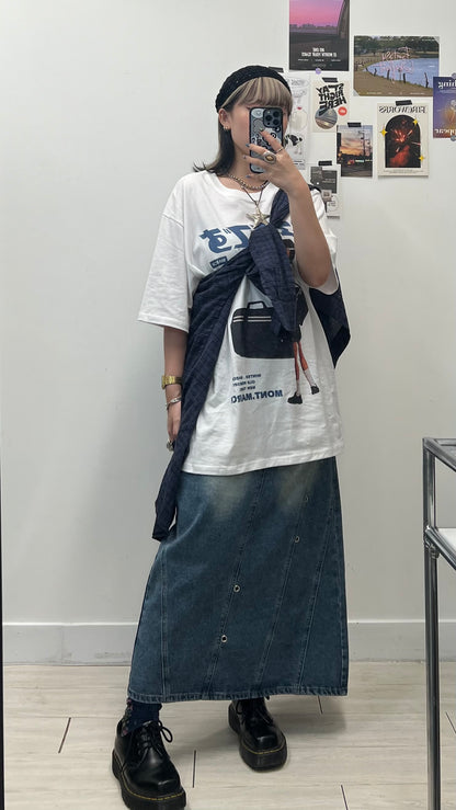 Veiled Checkered Long-sleeve Shirt （預訂）