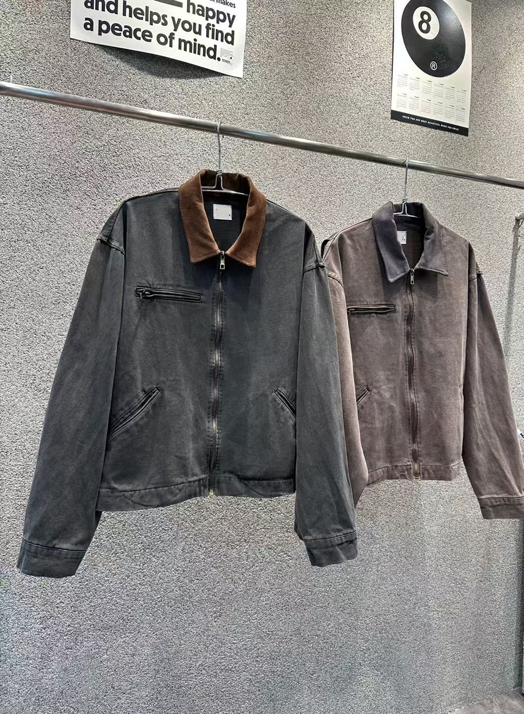 Vintage Crop Work Jacket