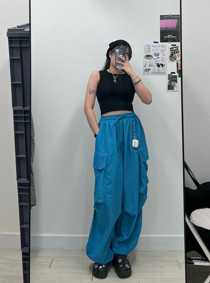 Nylon Cargo Balloon Pants 2.0