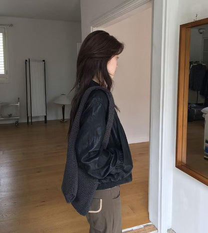 Double-sided Leopard Shoulder Bag