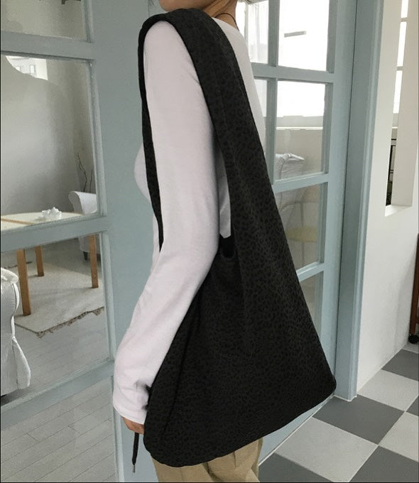 Double-sided Leopard Shoulder Bag