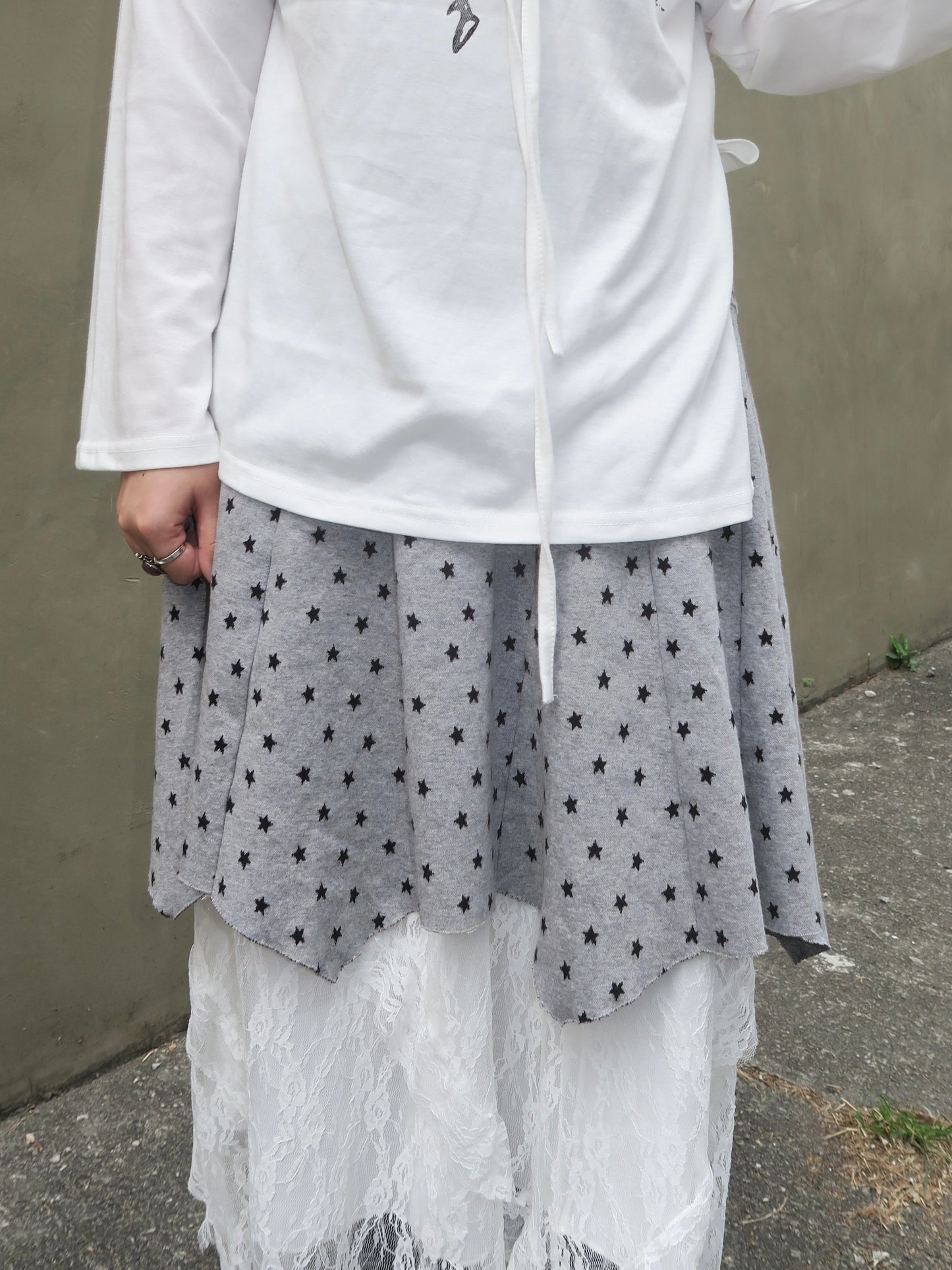 Starry Cotton Mid-dress