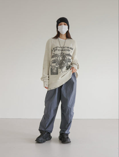 Damaged Universal Knit Top