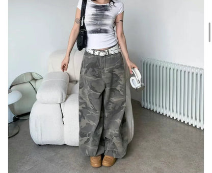 Camouflage Wide Pants (預訂）