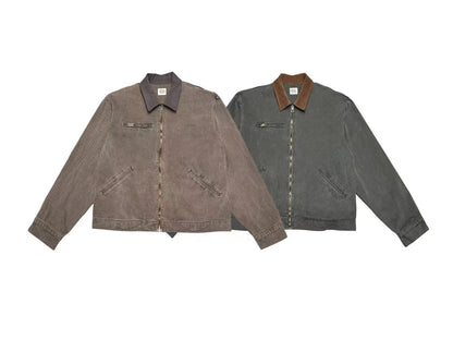 Vintage Crop Work Jacket