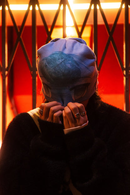 Cybersculpture Printed Beanie