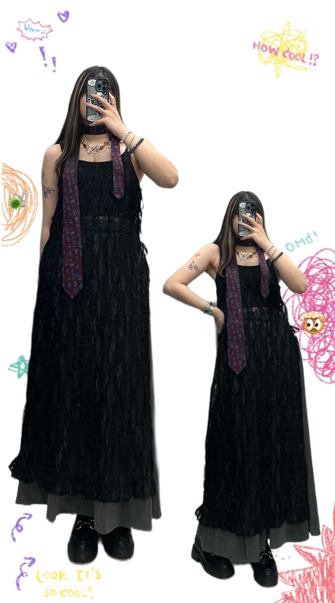 Lace Corrugated Mesh OPS