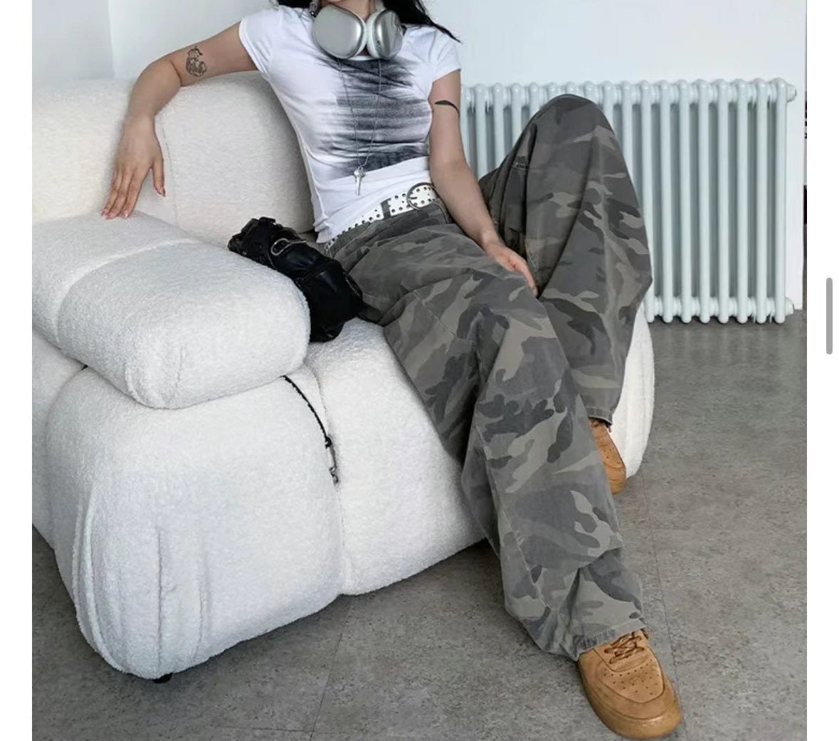 Camouflage Wide Pants (預訂）