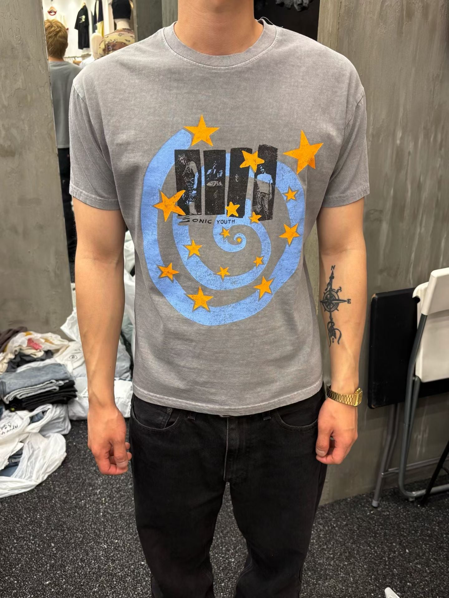 Swirl Boxy Tee