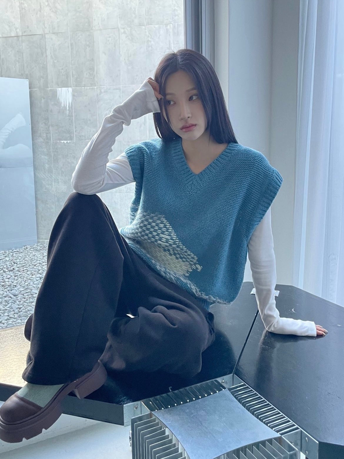 Wood Bridge Knit Vest