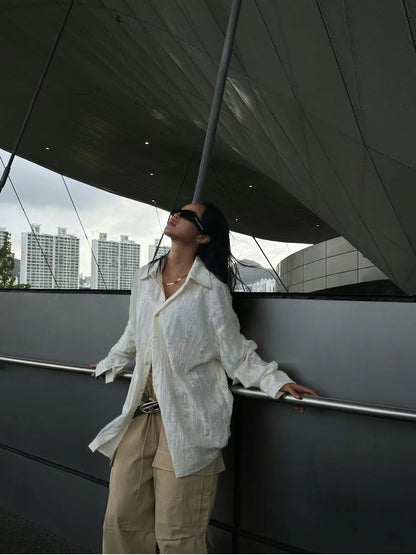 Damaged Long-sleeve Shirt