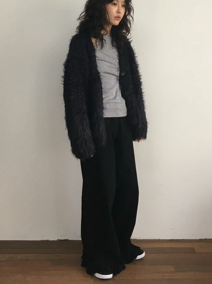 Ruffle Wide Pants