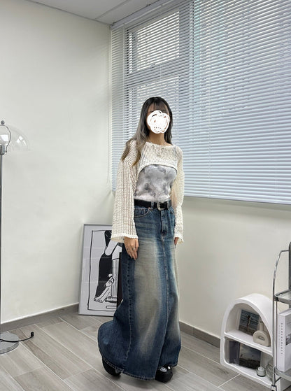 Vintage Wash Denim Dress