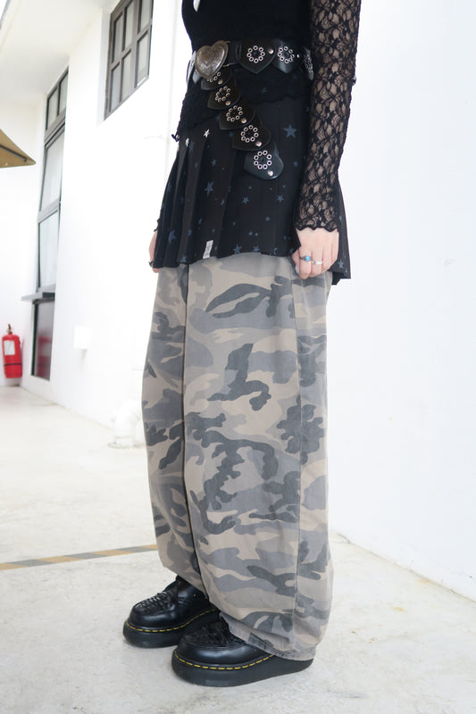 Camouflage Wide Pants (預訂）